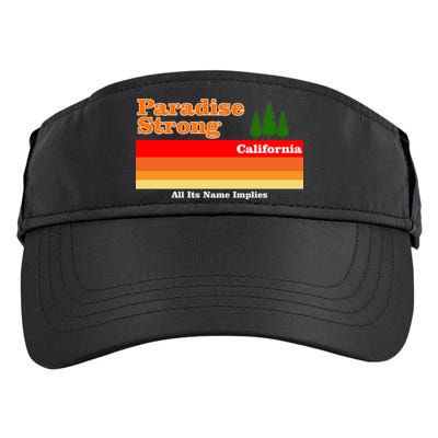 Paradise Strong Camp Fire California Adult Drive Performance Visor