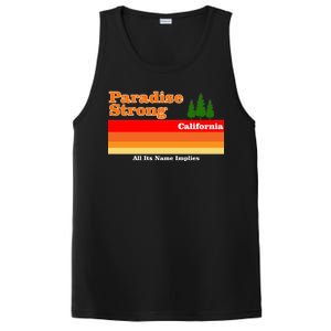 Paradise Strong Camp Fire California PosiCharge Competitor Tank