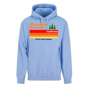 Paradise Strong Camp Fire California Unisex Surf Hoodie