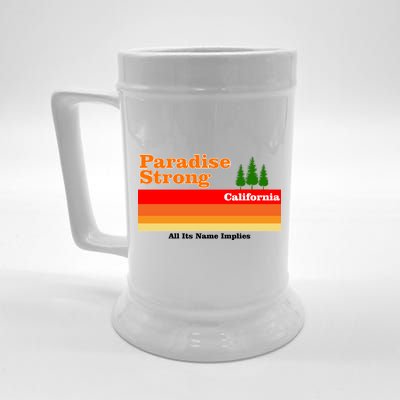 Paradise Strong Camp Fire California Beer Stein