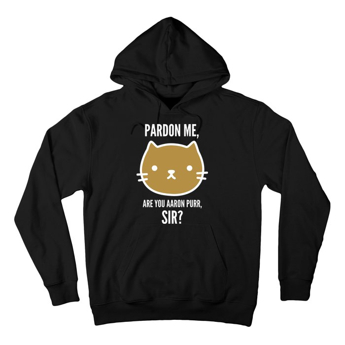 Pardon Me Are You Aaron Purr, Sir? Hoodie