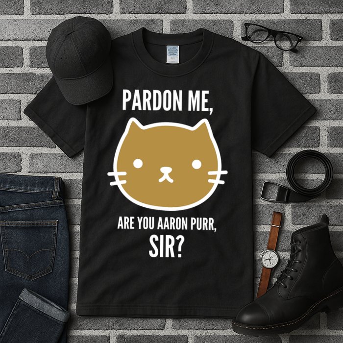 Pardon Me Are You Aaron Purr, Sir? Tall T-Shirt