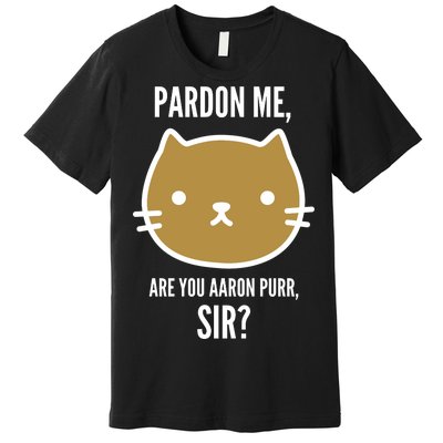 Pardon Me Are You Aaron Purr, Sir? Premium T-Shirt