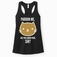 Pardon Me Are You Aaron Purr, Sir? Womens Tank Top