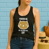 Pardon Me Are You Aaron Purr, Sir? Womens Tank Top