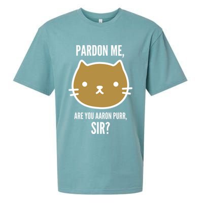 Pardon Me Are You Aaron Purr, Sir? Sueded Cloud Jersey T-Shirt