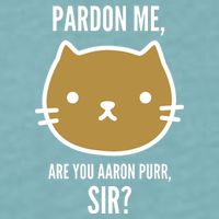 Pardon Me Are You Aaron Purr, Sir? Sueded Cloud Jersey T-Shirt
