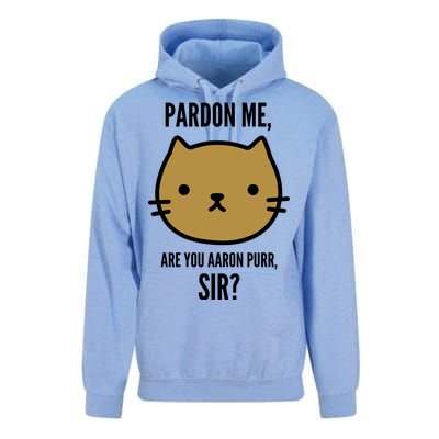 Pardon Me Are You Aaron Purr, Sir? Unisex Surf Hoodie