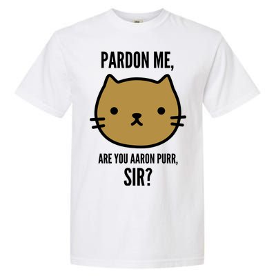 Pardon Me Are You Aaron Purr, Sir? Garment-Dyed Heavyweight T-Shirt