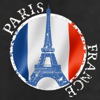 Paris France Peace Eiffel Tower Flag Cool Comfort Performance Bucket Hat
