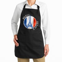 Paris France Peace Eiffel Tower Flag Apron