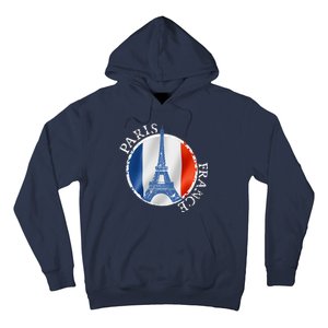 Paris France Peace Eiffel Tower Flag Hoodie