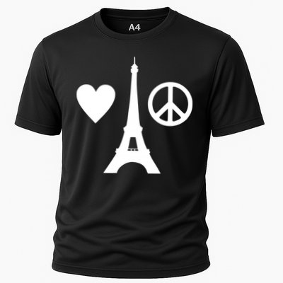 Paris Peace Sign Eiffel Tower Performance Shirt