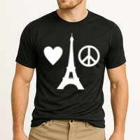 Paris Peace Sign Eiffel Tower Performance Shirt