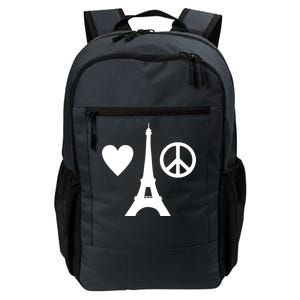 Paris Peace Sign Eiffel Tower Daily Commute Backpack