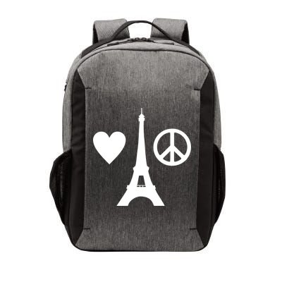 Paris Peace Sign Eiffel Tower Vector Backpack