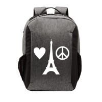 Paris Peace Sign Eiffel Tower Vector Backpack