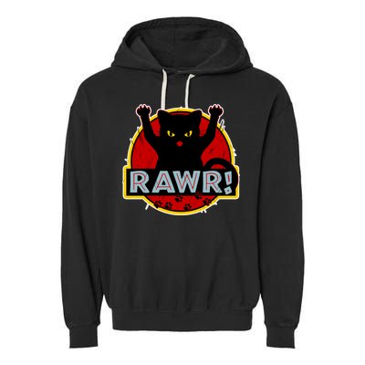 Parody Cat Rawr Logo Garment-Dyed Fleece Hoodie