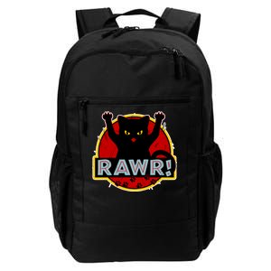 Parody Cat Rawr Logo Daily Commute Backpack