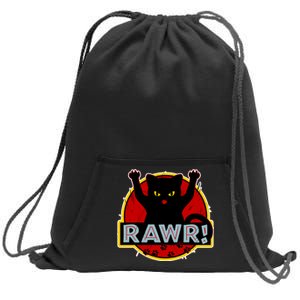 Parody Cat Rawr Logo Sweatshirt Cinch Pack Bag