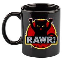 Parody Cat Rawr Logo 11oz C Handle Ceramic Mug