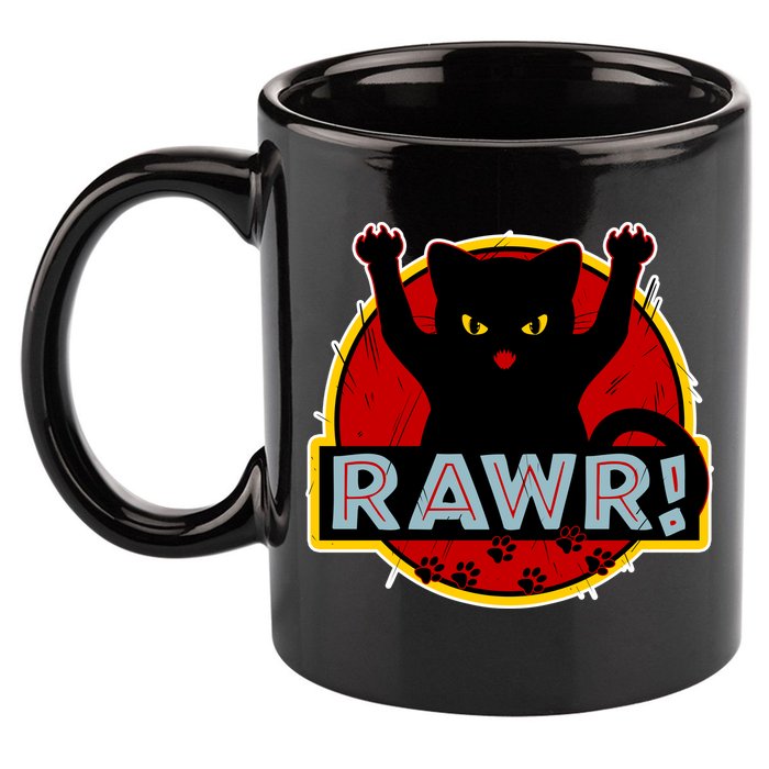 Parody Cat Rawr Logo 11oz C Handle Ceramic Mug