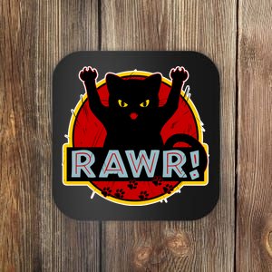 Parody Cat Rawr Logo Coaster