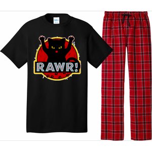 Parody Cat Rawr Logo Pajama Set