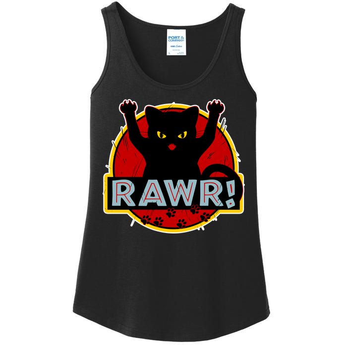 Parody Cat Rawr Logo Ladies Essential Tank