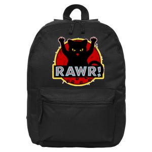 Parody Cat Rawr Logo 16 in Basic Backpack