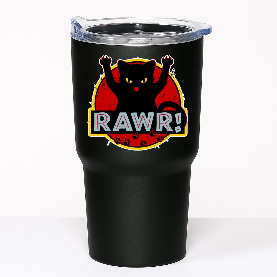 Parody Cat Rawr Logo Tumbler