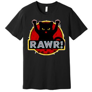 Parody Cat Rawr Logo Premium T-Shirt