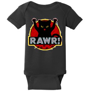 Parody Cat Rawr Logo Baby Bodysuit