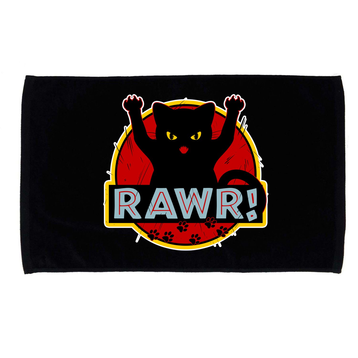 Parody Cat Rawr Logo Microfiber Hand Towel