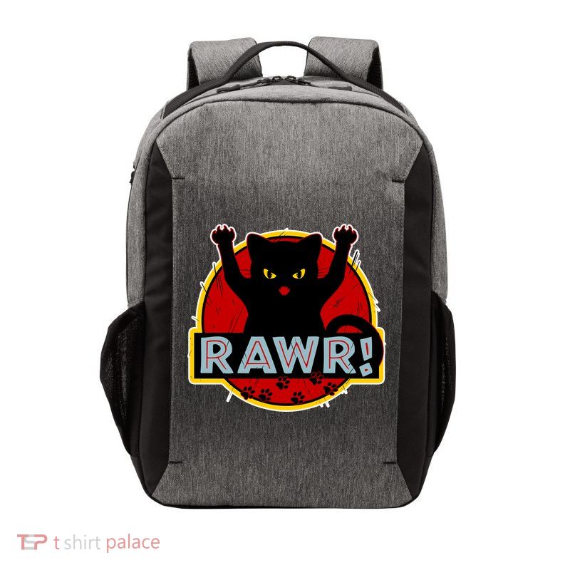 Parody Cat Rawr Logo Vector Backpack