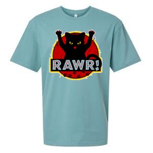 Parody Cat Rawr Logo Sueded Cloud Jersey T-Shirt