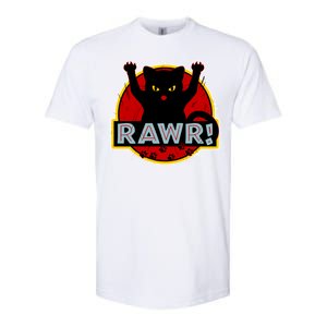 Parody Cat Rawr Logo Softstyle CVC T-Shirt