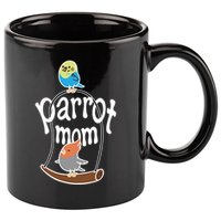 Parrot Mom 11oz C Handle Ceramic Mug