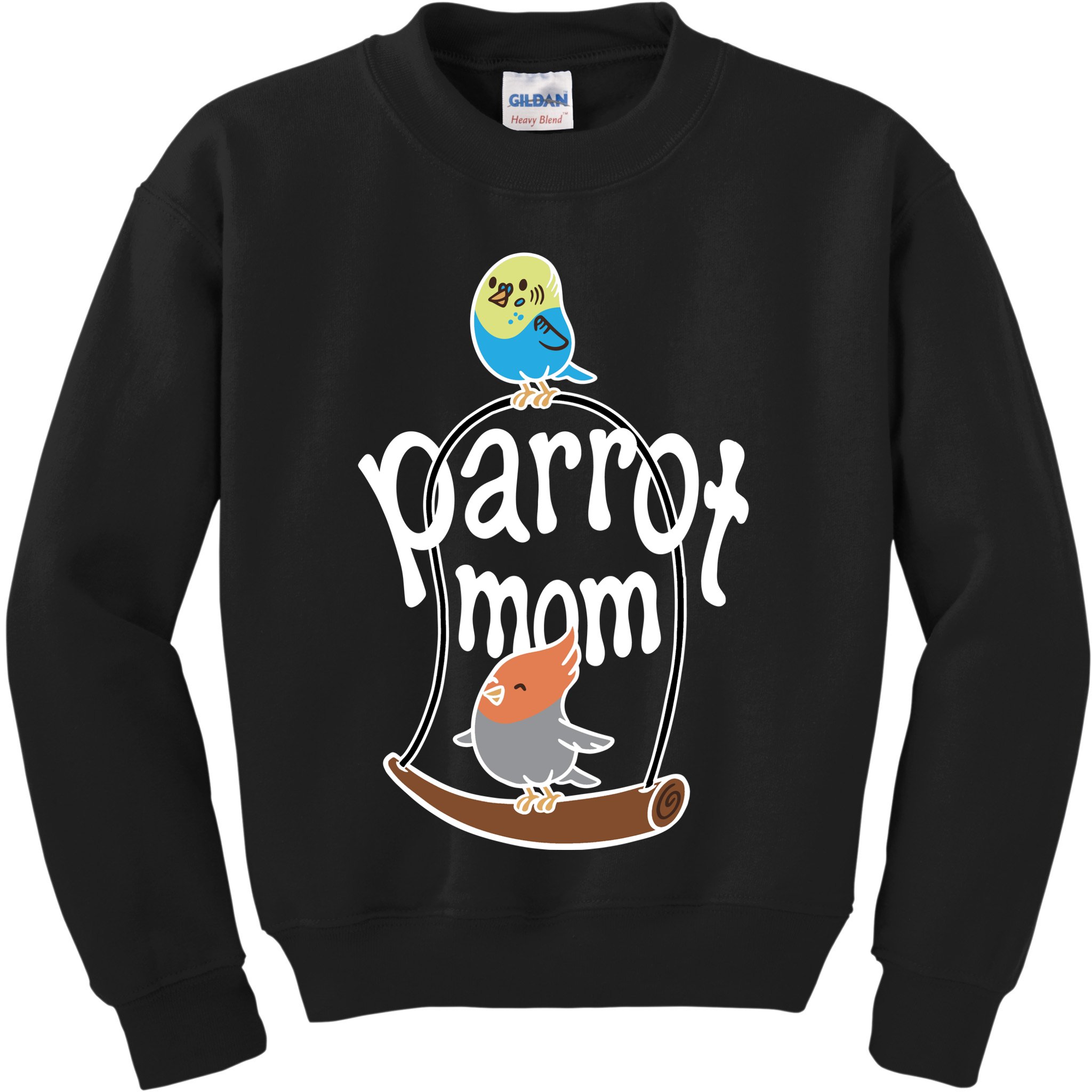 Parrot Mom Kids Sweatshirt