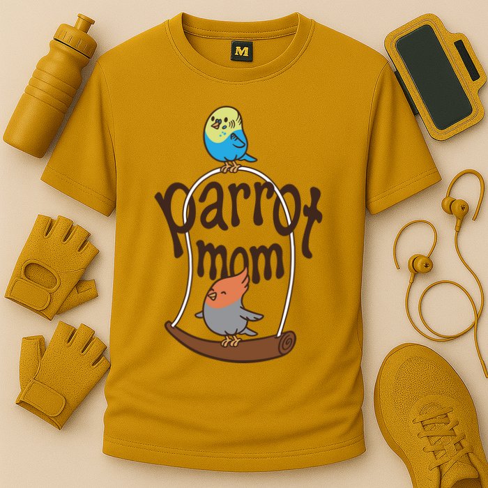 Parrot Mom Cooling Performance Crew T-Shirt