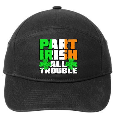 Part Irish All Trouble 7-Panel Snapback Hat