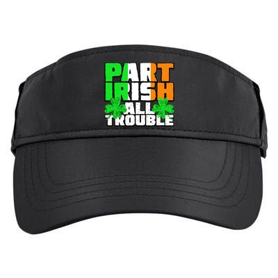 Part Irish All Trouble Adult Drive Performance Visor