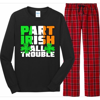 Part Irish All Trouble Long Sleeve Pajama Set