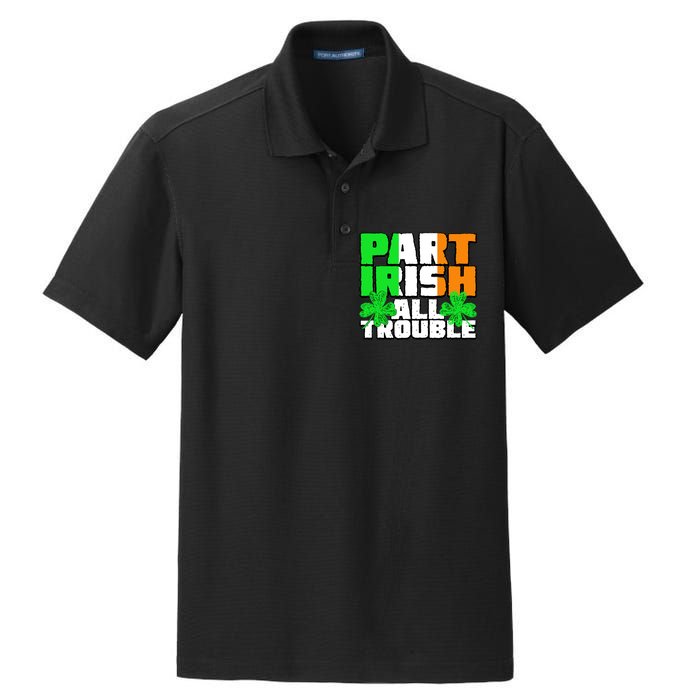 Part Irish All Trouble Dry Zone Grid Polo