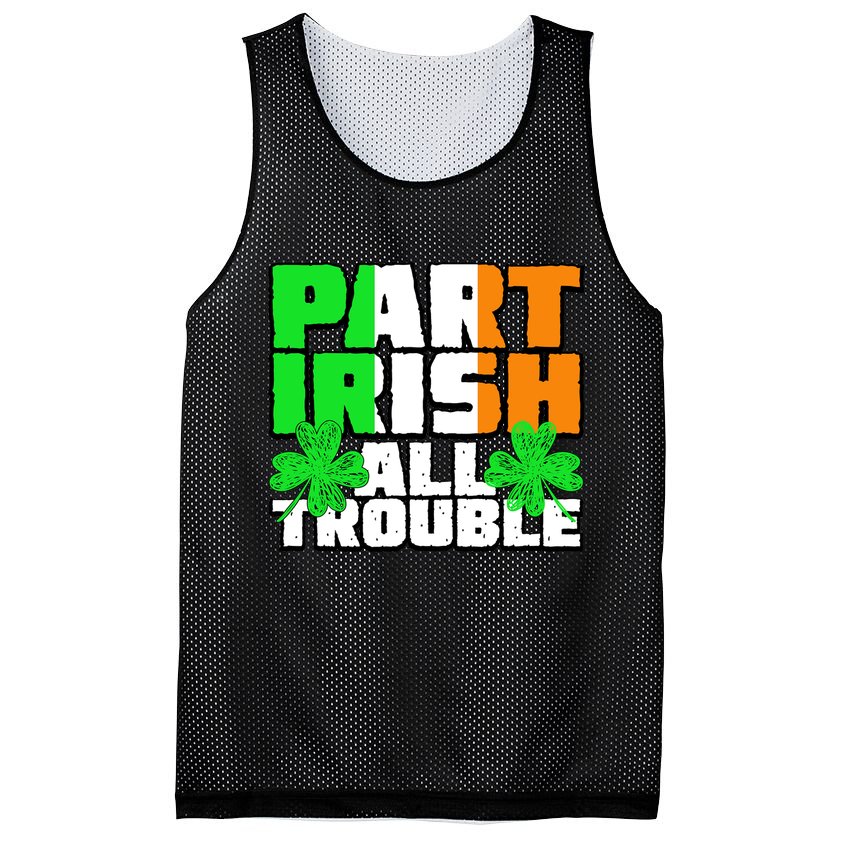 Part Irish All Trouble Mesh Reversible Basketball Jersey Tank
