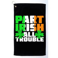 Part Irish All Trouble Golf Towel