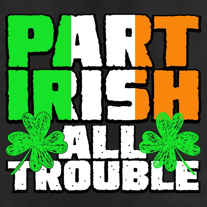 Part Irish All Trouble Golf Towel