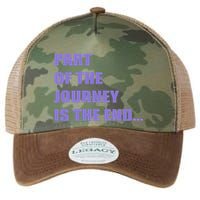 Part Of The Journey Is The End Movie Quote Legacy Tie Dye Trucker Hat