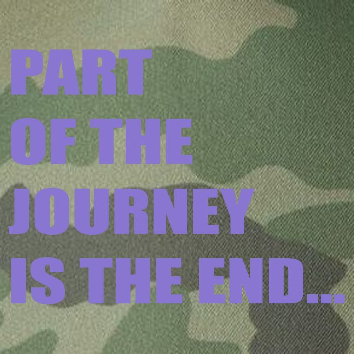 Part Of The Journey Is The End Movie Quote Legacy Tie Dye Trucker Hat