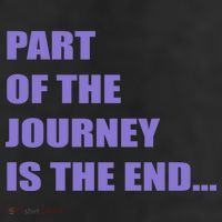 Part Of The Journey Is The End Movie Quote Trucker Hat